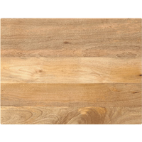vidaXL Table Top 90x70x3.8 cm Rectangular Solid Wood Mango