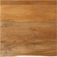 vidaXL Table Top Live Edge 40x40x2.5 cm Solid Wood Mango