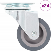 vidaXL 24 pcs Swivel Casters 50 mm