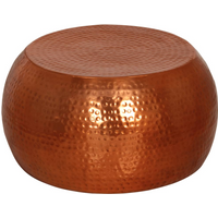 vidaXL Coffee Table Brass Ø55x28 cm Aluminium