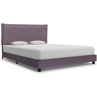 vidaXL Bed Frame without Mattress Taupe Fabric 135x190 cm Double