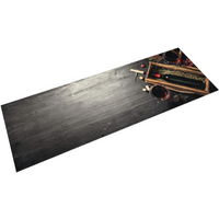 vidaXL Kitchen Rug Washable Wine Bottle 60x180 cm Velvet