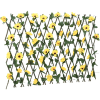 vidaXL Artificial Ivy Trellis Expandable Yellow 180x60 cm