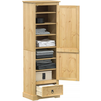vidaXL Wardrobe Corona 55x38x170 cm Solid Wood Pine