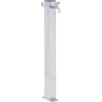 vidaXL Garden Water Column 100 cm Stainless Steel Square