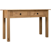 vidaXL Console Table 110x40x72 cm Solid Pine Wood Panama Range
