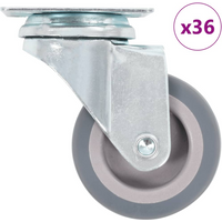 vidaXL 36 pcs Swivel Casters 50 mm