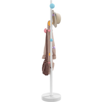 vidaXL Coat Stand White 172 cm Powder-coated Iron