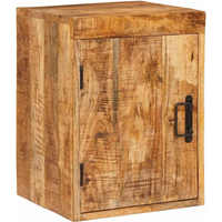 vidaXL Bedside Table Brown 35 x 33 x 48 cm Solid Mango Wood