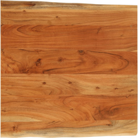 vidaXL Table Top 40x40x3.8 cm Rectangular Solid Wood Acacia Live Edge