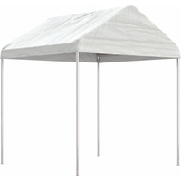 vidaXL Gazebo with Roof White 2.28x2.23x2.69 m Polyethylene