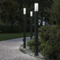 Bollard Lights with Sensor&Outlet IP44