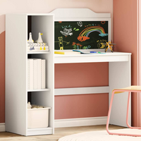 vidaXL Chalkboard Desk White 120 x 45 x 118.5 cm Engineered Wood