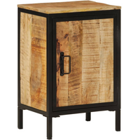 vidaXL Bathroom Cabinet 40x30x60 cm Solid Wood Mango and Iron