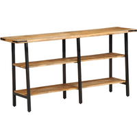vidaXL Console Table 140x35x70 cm Solid Wood Mango