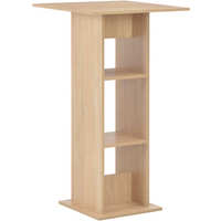 vidaXL Bar Table Oak 60x60x110 cm