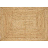 vidaXL Area Rug Beige 200 x 290 cm Jute