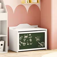 vidaXL Box with Storage White 73 x 33 x 55 cm Engineered wood