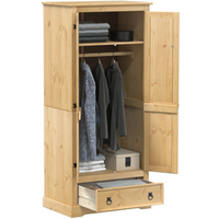 vidaXL Wardrobe Corona 76x50x170 cm Solid Wood Pine
