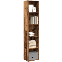 vidaXL Bookcase Old Wood 40x30x189 cm Engineered Wood