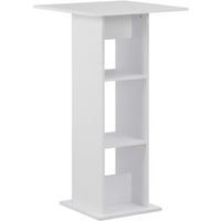 vidaXL Bar Table White 60x60x110 cm