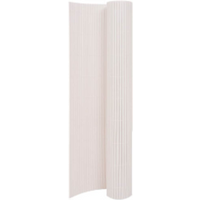 vidaXL Double-Sided Garden Fence 90x400 cm White