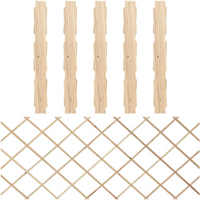 vidaXL Trellis Fences 5 pcs Solid Firwood 180x80 cm