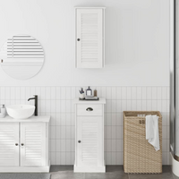 vidaXL Bathroom Furniture Set with Drawer VIGO 2 pcs Brown and White