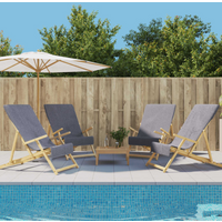 vidaXL Beach Towels 4 pcs Anthracite 60x135 cm Fabric 400 GSM