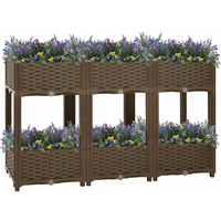 vidaXL Raised Bed 120x40x71 cm Polypropylene