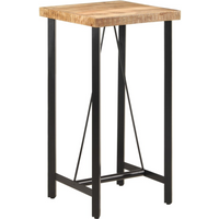 vidaXL Bar Table 55x55x107 cm Solid Wood Mango and Iron