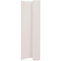 vidaXL Double-Sided Garden Fence 110x400 cm White