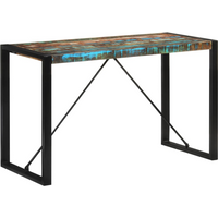 vidaXL Dining Table 120x55x76 cm Solid Wood Reclaimed