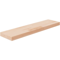 vidaXL Shelf Board 80x20x4 cm Untreated Solid Wood Oak