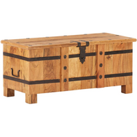 vidaXL Chest 90x40x40 cm Solid Acacia Wood