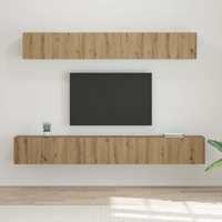 vidaXL TV Cabinet Set 5 pcs Artisan oak 80 x 30 x 30 cm Medium