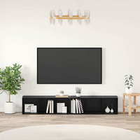 TV Cabinet Set Oak 37 x 35 x Engineered Wood