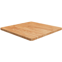 vidaXL Square Table Top Light Brown 60x60x2.5cm Treated Solid Wood Oak