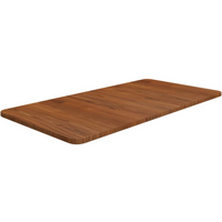 vidaXL Bathroom Countertop Dark Brown 80x40x1.5cm Treated Solid Wood
