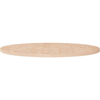 vidaXL Round Table Top Ø90x2,5 cm Untreated Solid Wood Oak