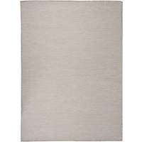 vidaXL Outdoor Flatweave Rug 200x280 cm Light Grey