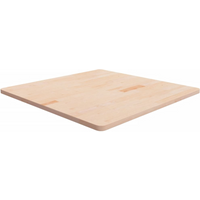 vidaXL Square Table Top 90x90x2.5 cm Untreated Solid Wood Oak