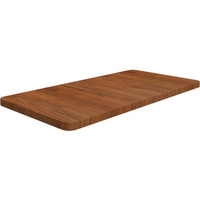 vidaXL Bathroom Countertop Dark Brown 80x40x2.5cm Treated Solid Wood