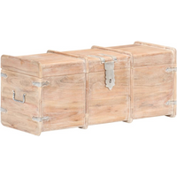 vidaXL Storage Chest 90x40x40 cm Solid Acacia Wood