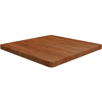 vidaXL Square Table Top Dark Brown 70x70x4cm Treated Solid Wood Oak