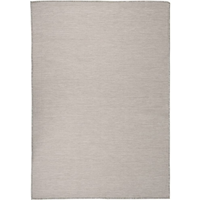 vidaXL Outdoor Flatweave Rug 160x230 cm Light Grey