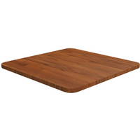 vidaXL Square Table Top Dark Brown 40x40x1.5cm Treated Solid Wood Oak