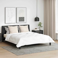 vidaXL Duvet with Pillows Other 3 pcs White 260 x 220 cm Microfibre