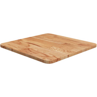 vidaXL Square Table Top Light Brown 40x40x1.5cm Treated Solid Wood Oak