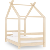 vidaXL Kids Bed Frame Solid Pine Wood 70x140 cm